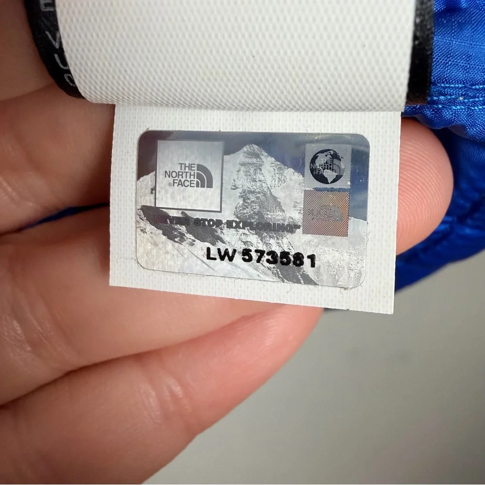 The North Face ThermoBall Vest Mens XXL Gray Blue Full Zip Lightweight‎ Puffer